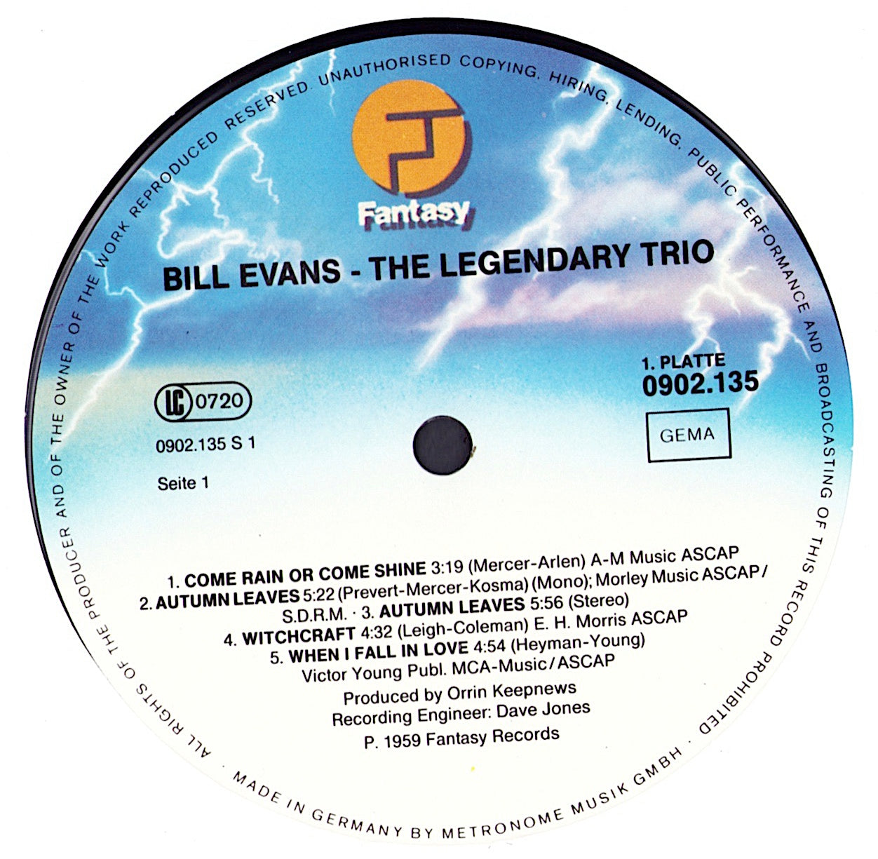 The Bill Evans Trio – The Legendary Trio Vinyl 5LP Box Set