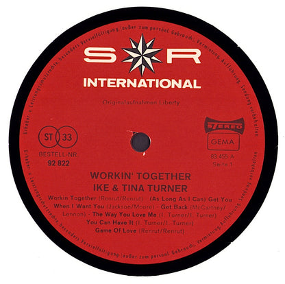 Ike & Tina Turner – Workin' Together Vinyl LP