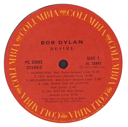 Bob Dylan ‎- Desire