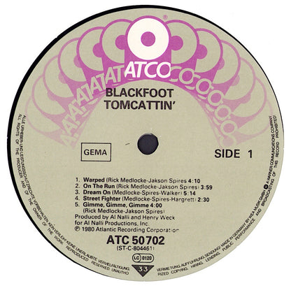 Blackfoot – Tomcattin' Vinyl LP