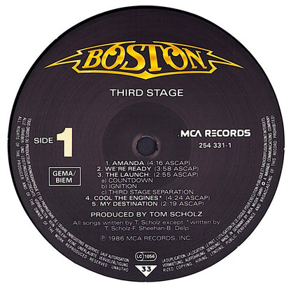 Boston – Third Stage Vinyl LP