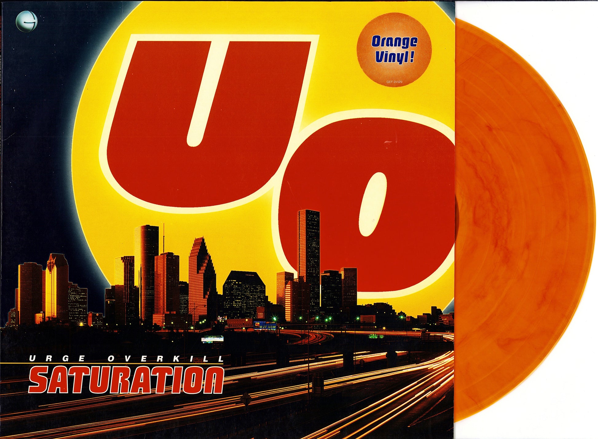 Urge Overkill - Saturation Translucent Orange Vinyl LP Limited Edition