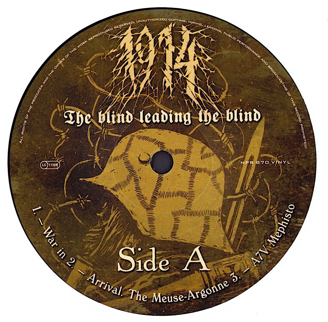 1914 – The Blind Leading The Blind Vinyl 2LP Limited Edition