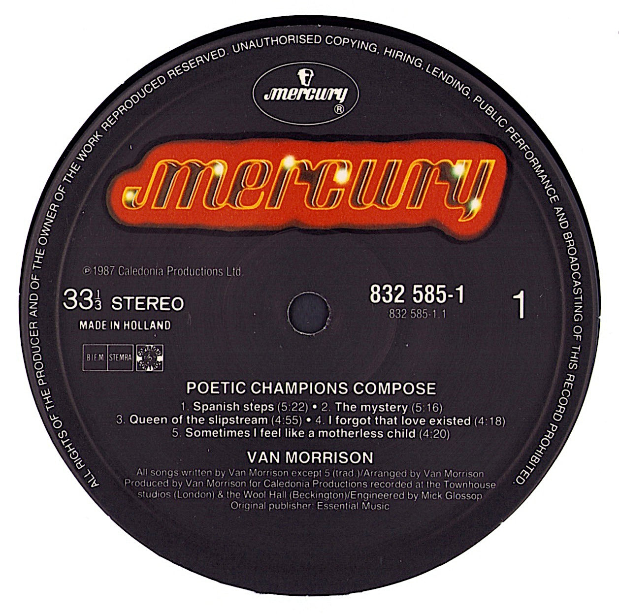 Van Morrison – Poetic Champions Compose Vinyl LP