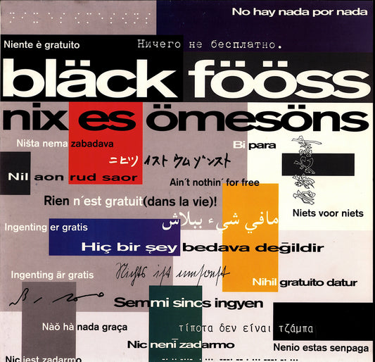 Bläck Fööss – Nix Es Ömesöns Vinyl LP | DE Original | 1991