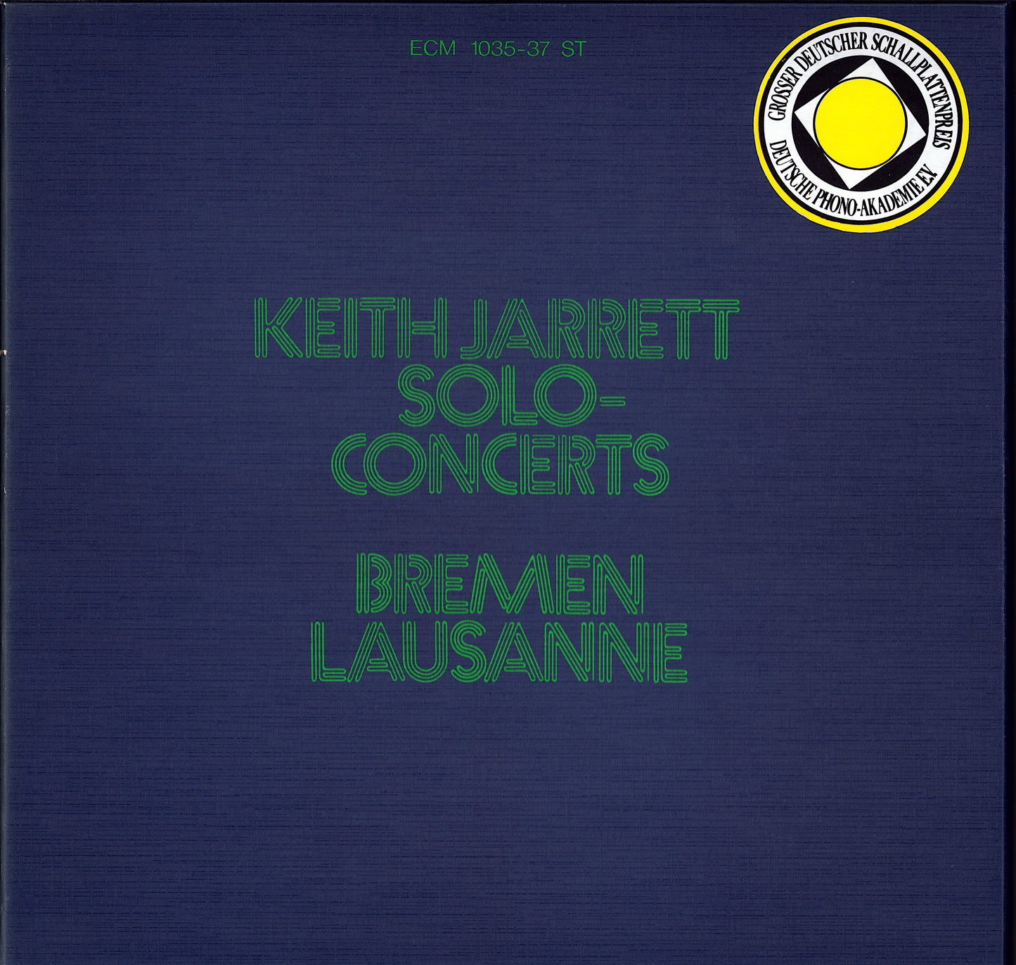 Keith Jarrett - Solo Concerts: Bremen / Lausanne Vinyl 3LP Box Set