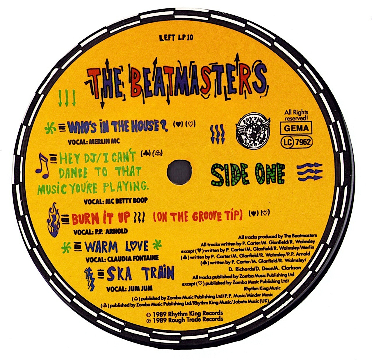 The Beatmasters – Anywayawanna Vinyl LP