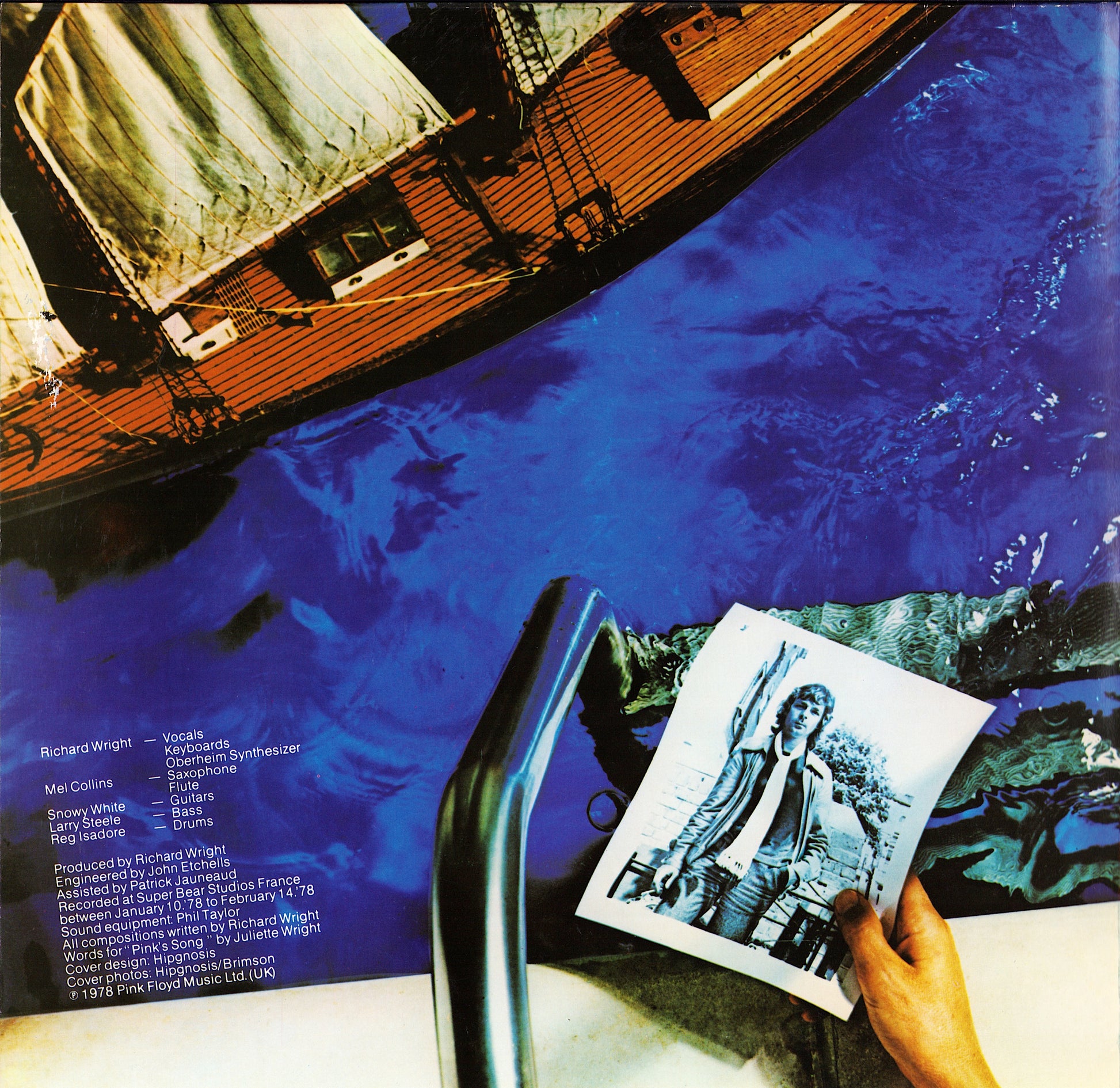 Richard Wright ‎- Wet Dream Vinyl LP