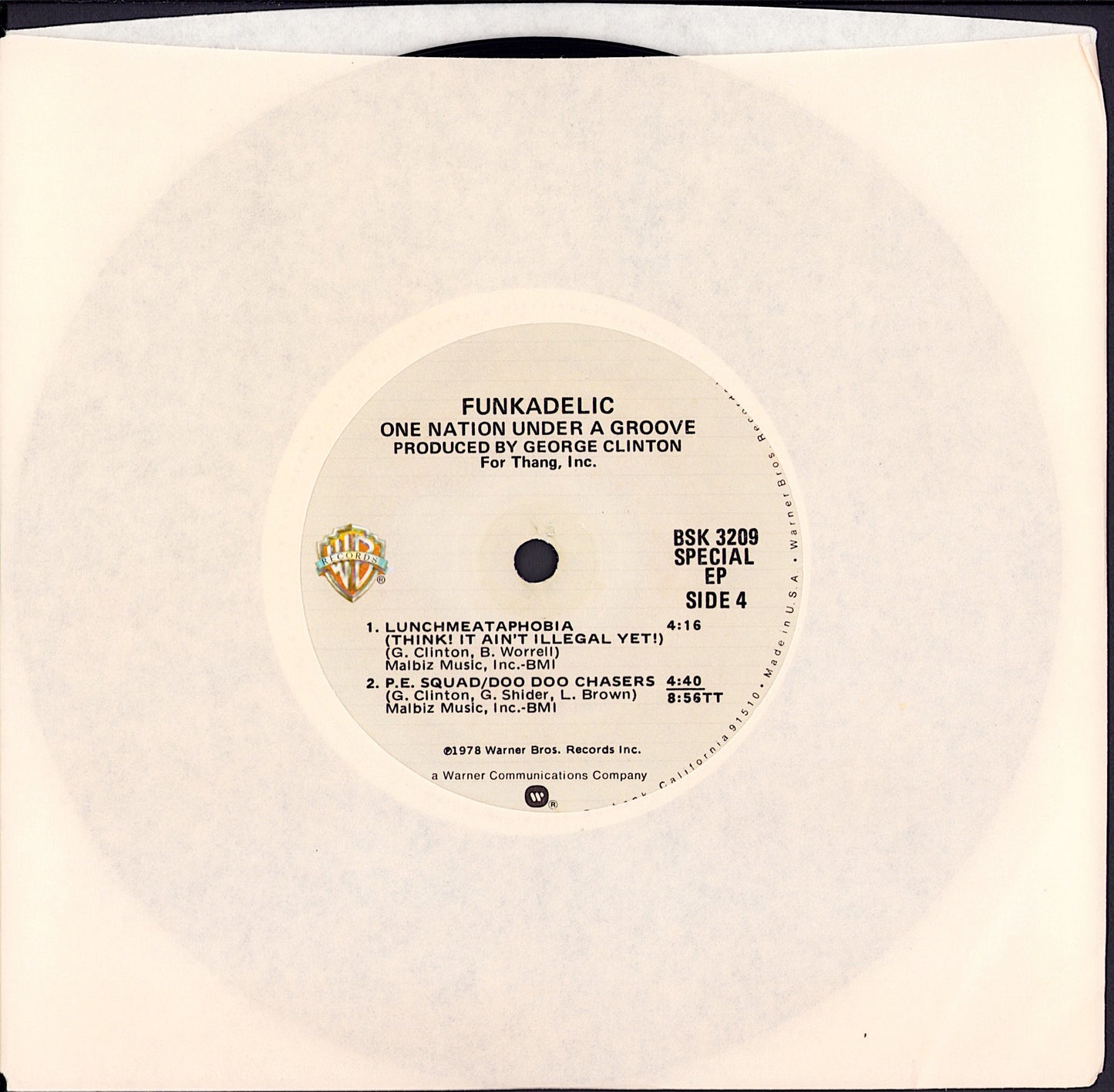 Funkadelic - One Nation Under A Groove Vinyl LP + 7" EP