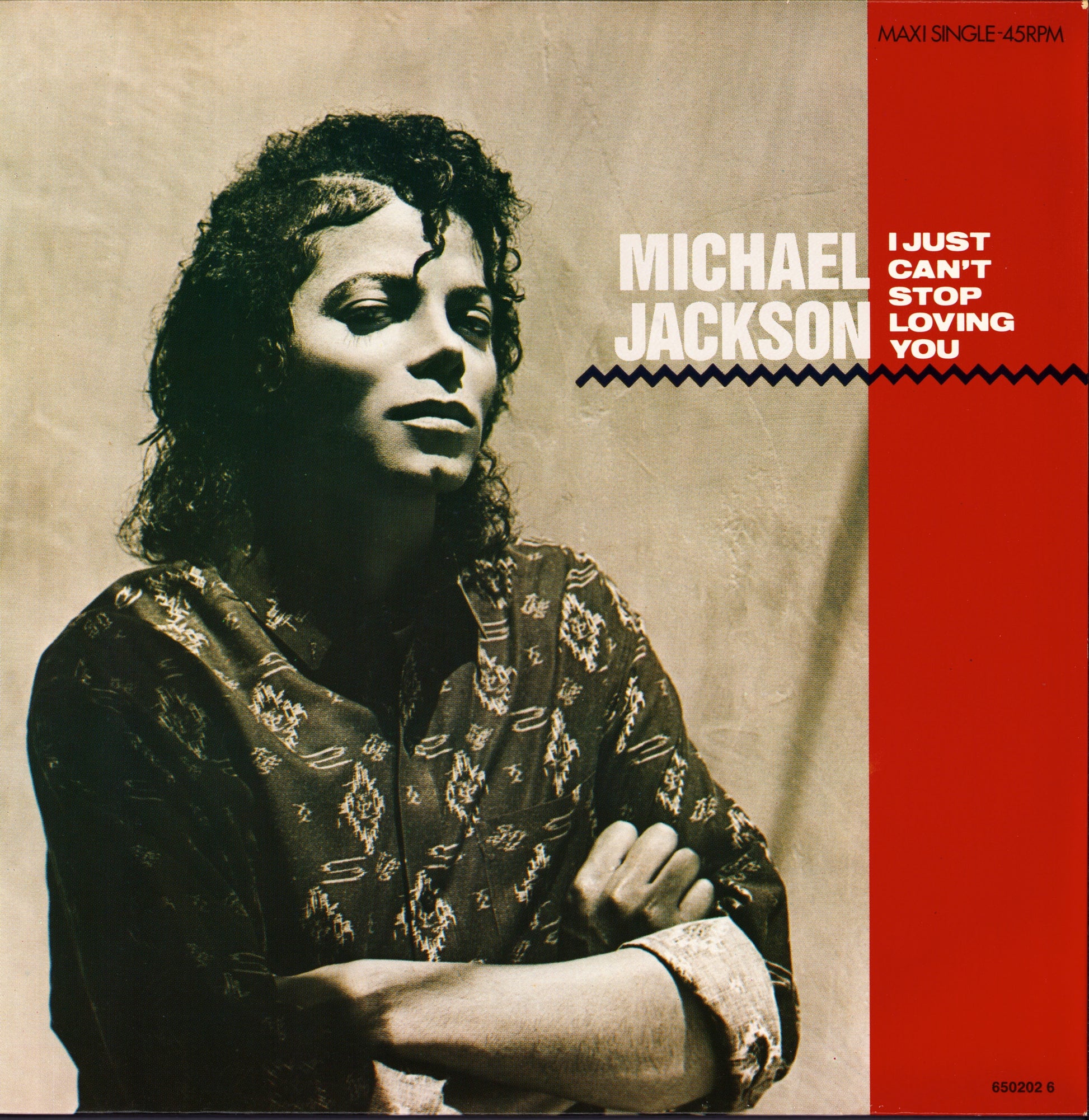 Michael Jackson ‎- I Just Can't Stop Loving You Vinyl 12" Maxi-Single