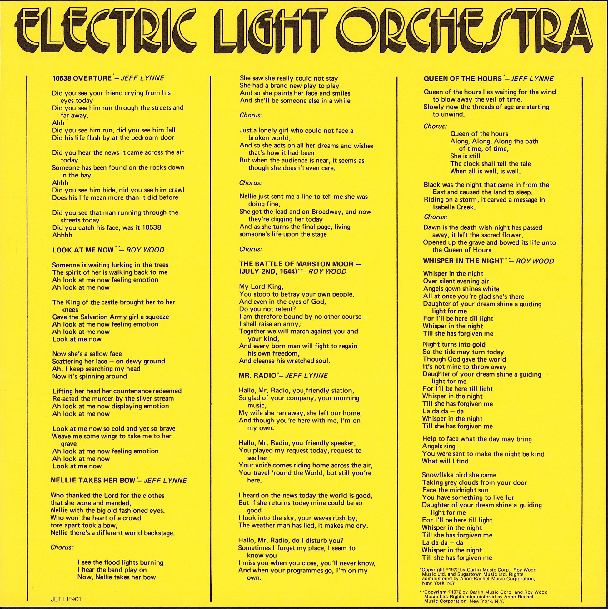 Electric Light Orchestra - No Answer Vinyl LP