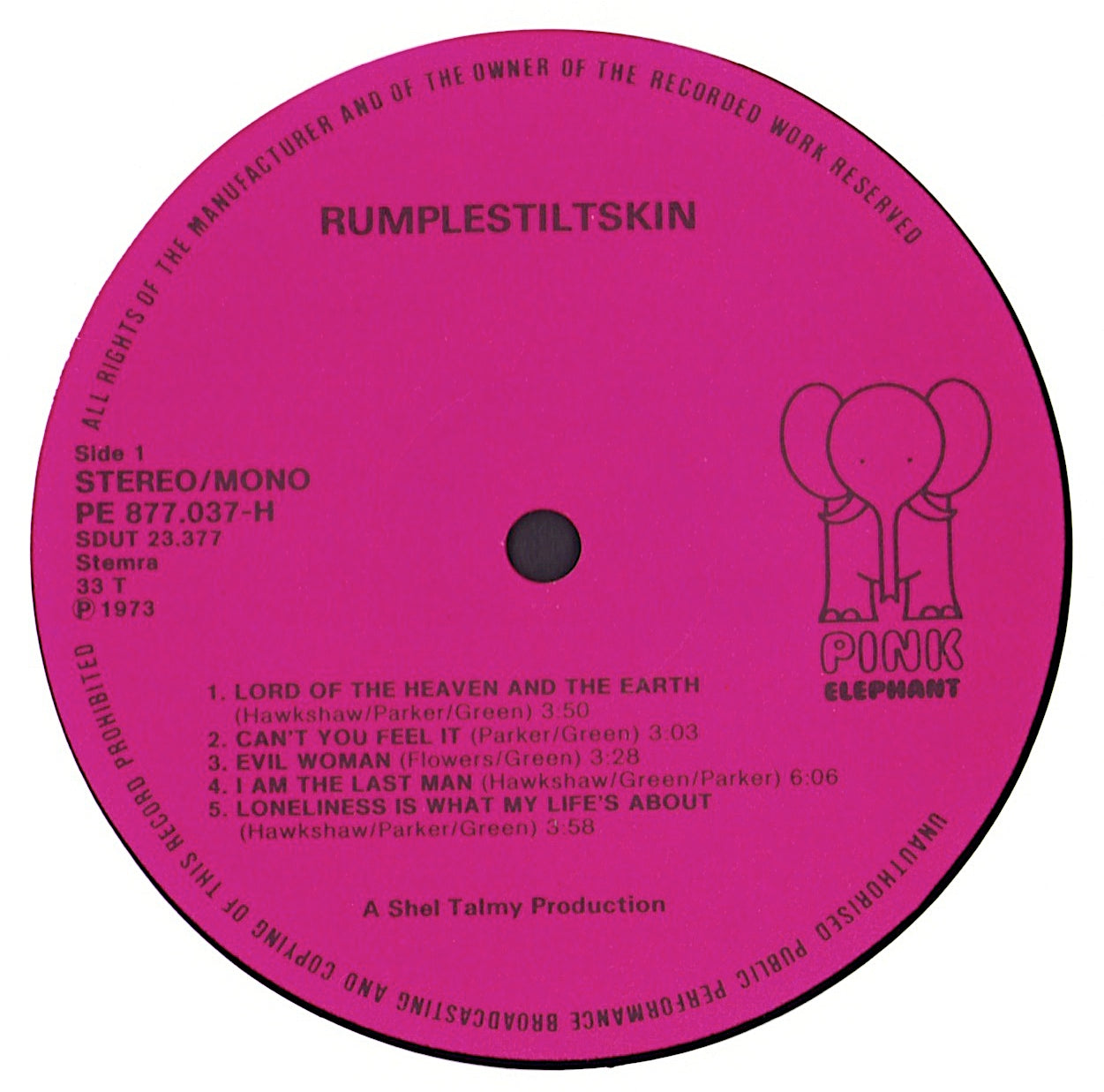 Rumplestiltskin - Rumplestiltskin Vinyl LP