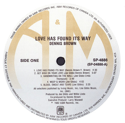 Dennis Brown - Love Has Found Its Way LP