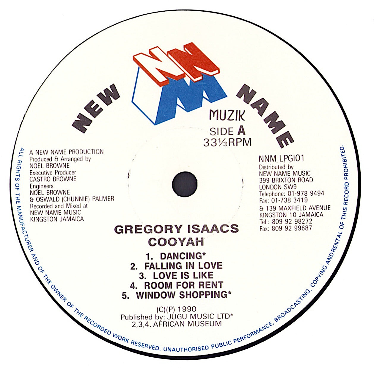 Gregory Isaacs - Cooyah! Vinyl LP