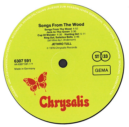 Jethro Tull - Songs from the Wood Vinyl LP