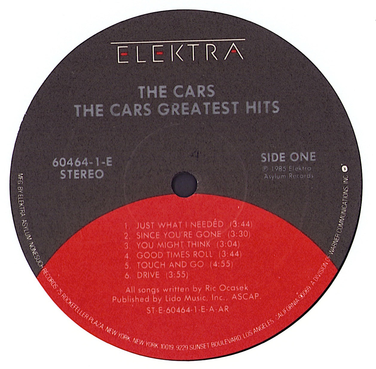 The Cars – The Cars Greatest Hits Vinyl LP