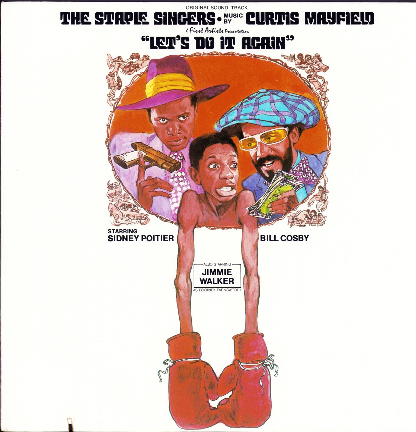The Staple Singers ● Music By Curtis Mayfield – Let's Do It Again Original Soundtrack Vinyl LP