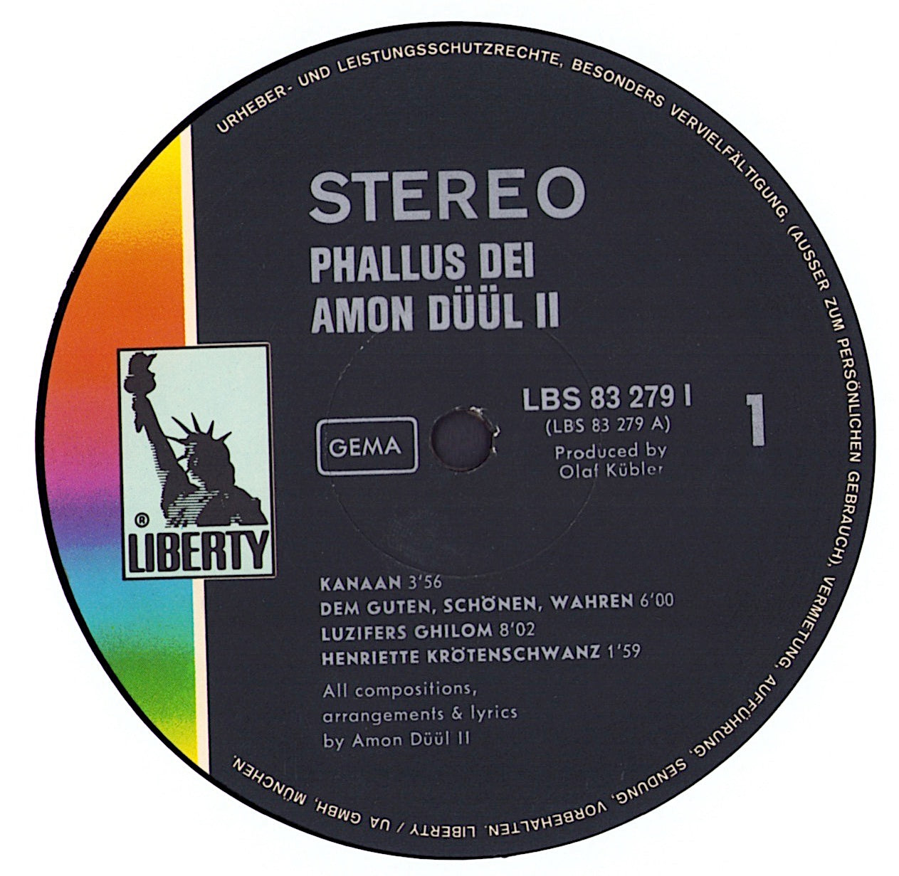 Amon Düül II - Phallus Dei Vinyl LP