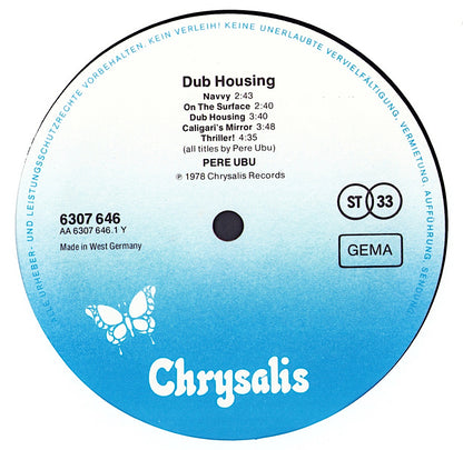 Pere Ubu - Dub Housing Vinyl LP
