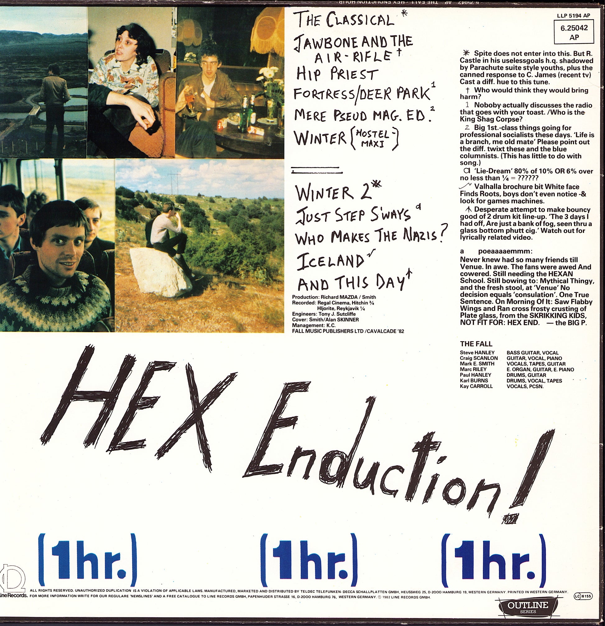 The Fall ‎- Hex Enduction Hour Vinyl LP