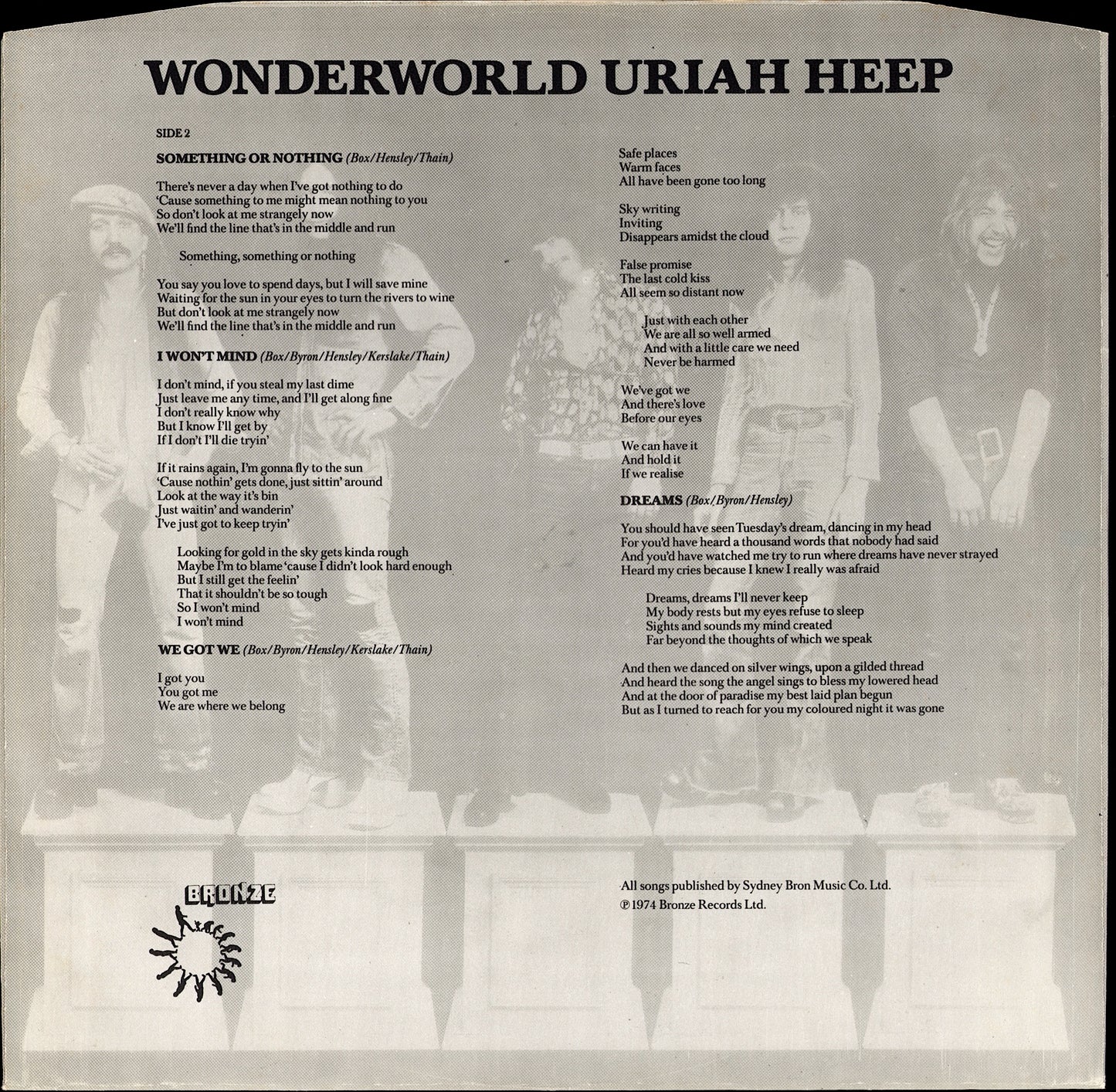 Uriah Heep ‎– Salisbury Vinyl LP Kopie