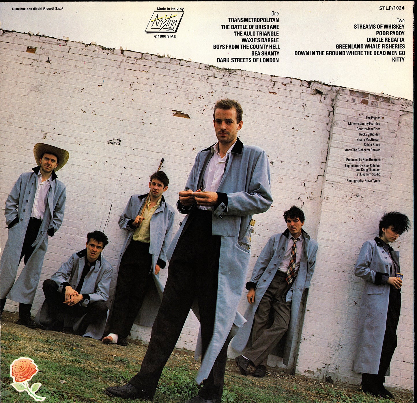 The Pogues ‎- Red Roses For Me (Vinyl LP)