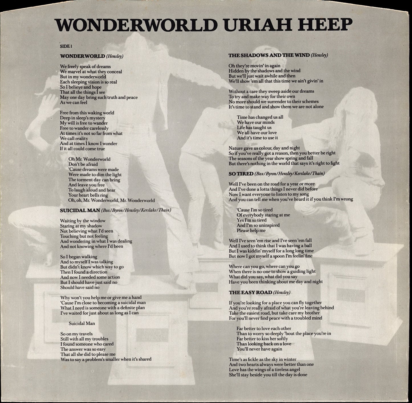 Uriah Heep ‎– Salisbury Vinyl LP Kopie