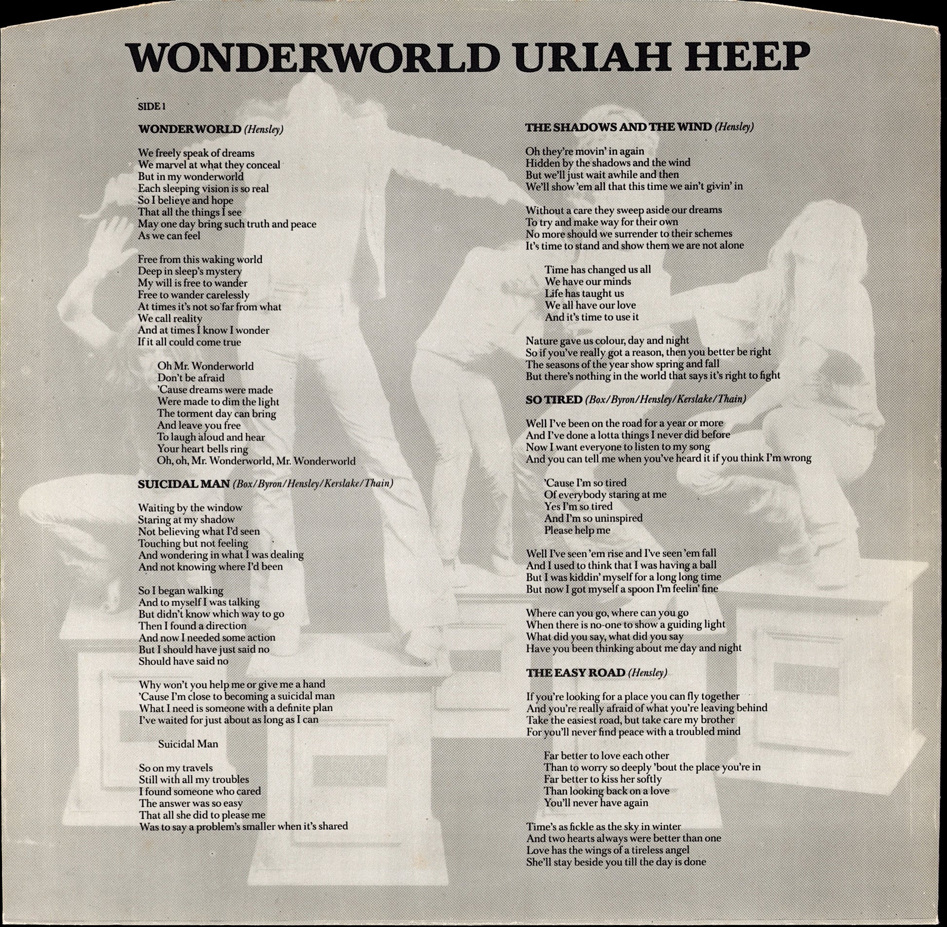 Uriah Heep ‎– Salisbury Vinyl LP Kopie