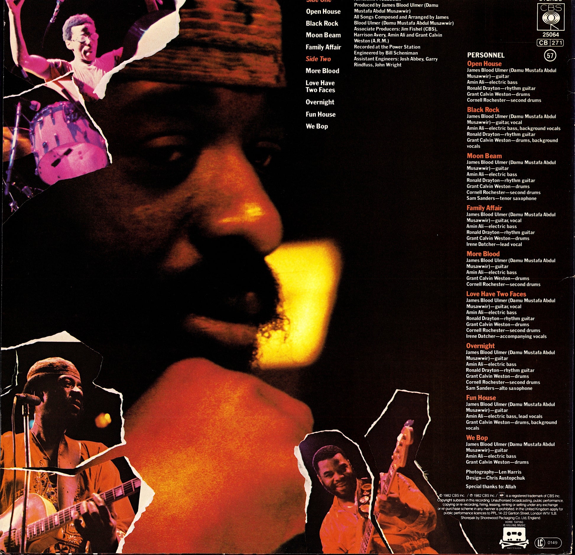 James Blood Ulmer – Black Rock Vinyl LP | EU Original | 1982