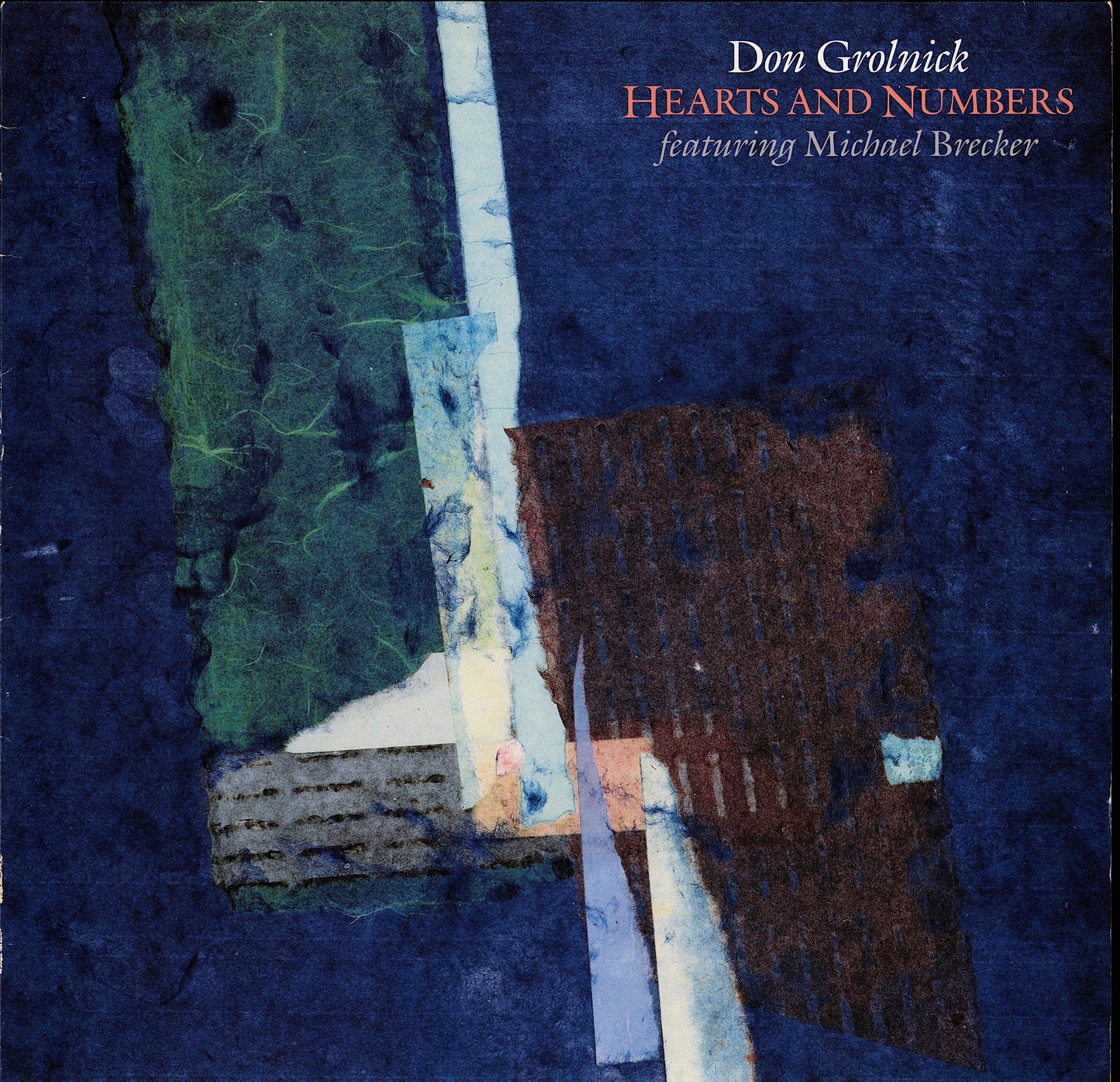 Don Grolnick Featuring Michael Brecker – Hearts And Numbers Vinyl LP | DE Original | 1986