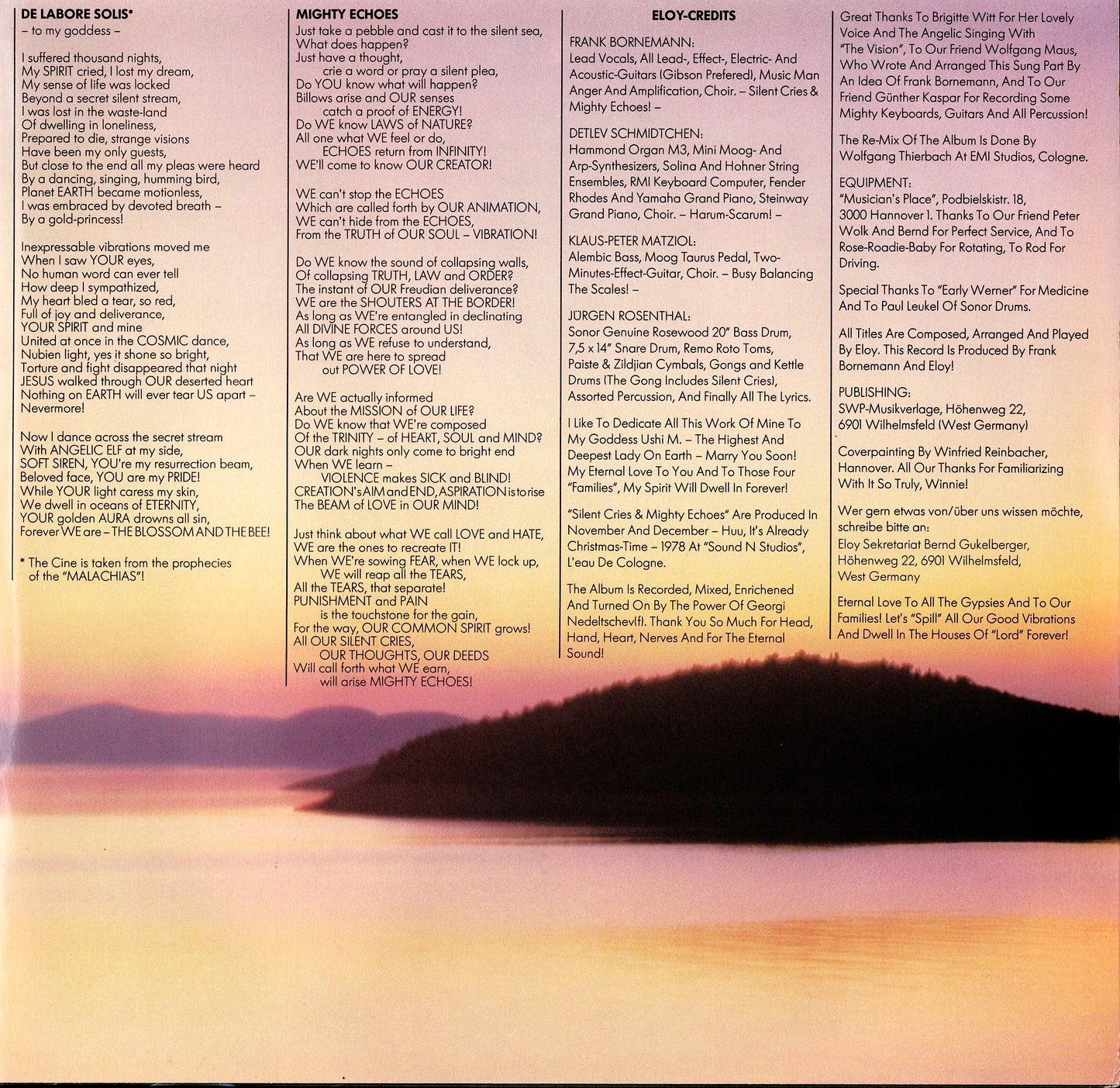 Eloy - Silent Cries And Mighty Echoes (Vinyl LP)