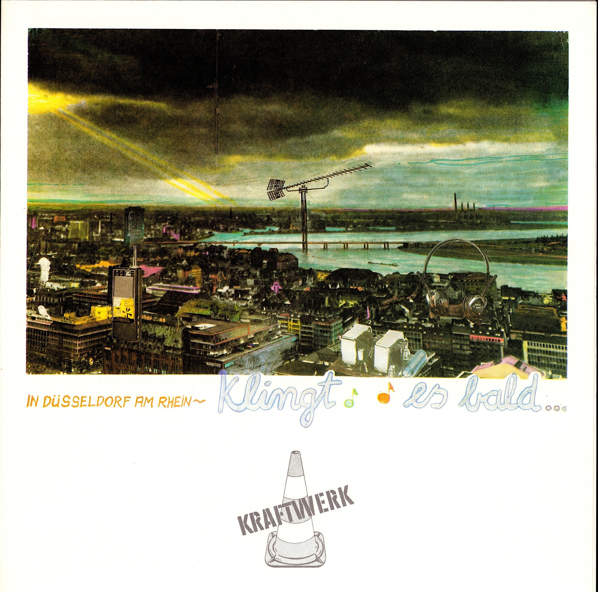 Kraftwerk - Ralf & Florian Vinyl LP with "musicomix" Cartoon Poster