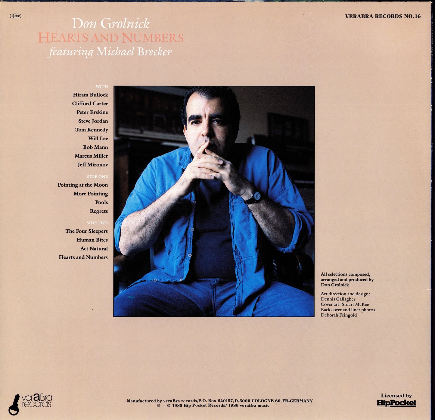 Don Grolnick Featuring Michael Brecker – Hearts And Numbers Vinyl LP | DE Original | 1986