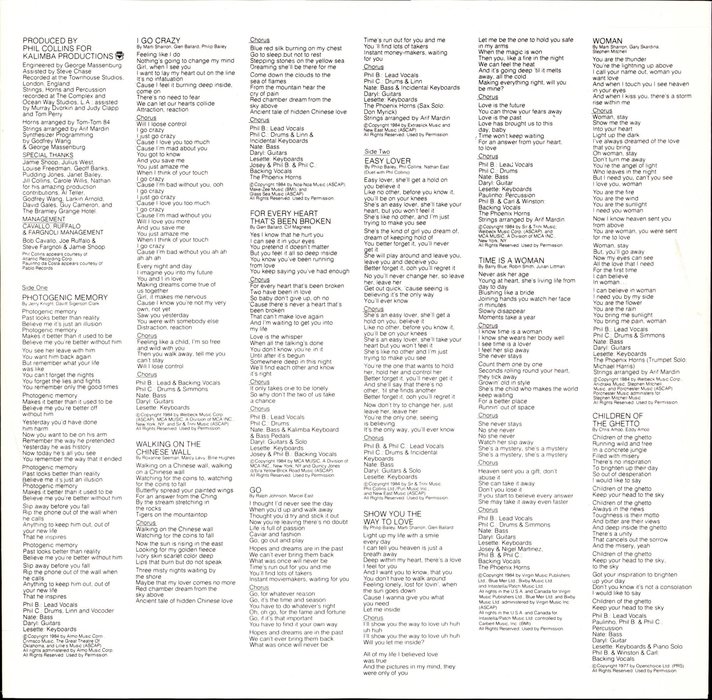 Philip Bailey – Chinese Wall (Vinyl LP)