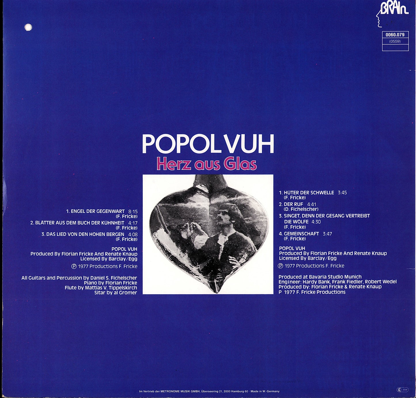 Popol Vuh – Herz Aus Glas Vinyl LP