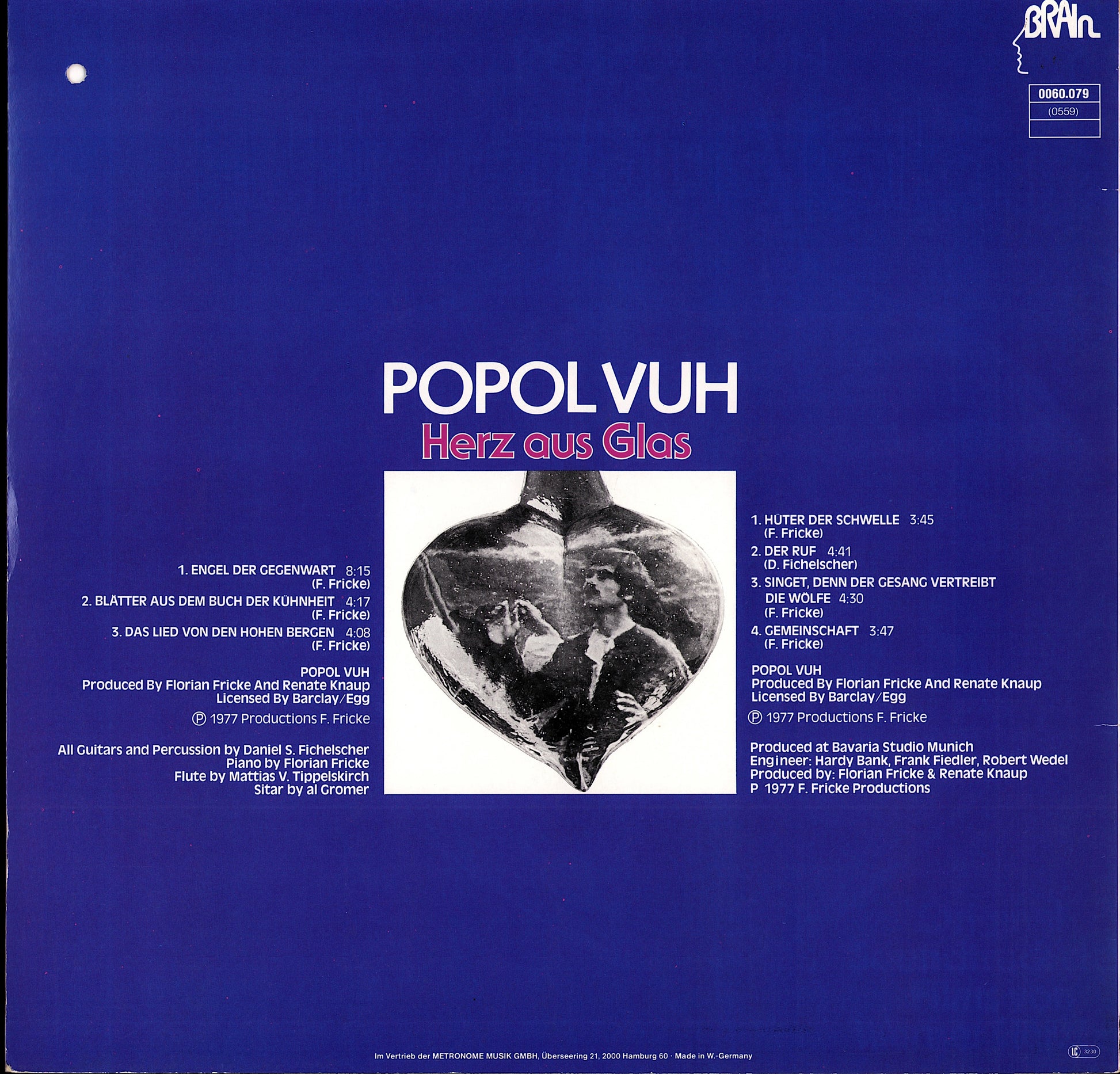 Popol Vuh – Herz Aus Glas Vinyl LP
