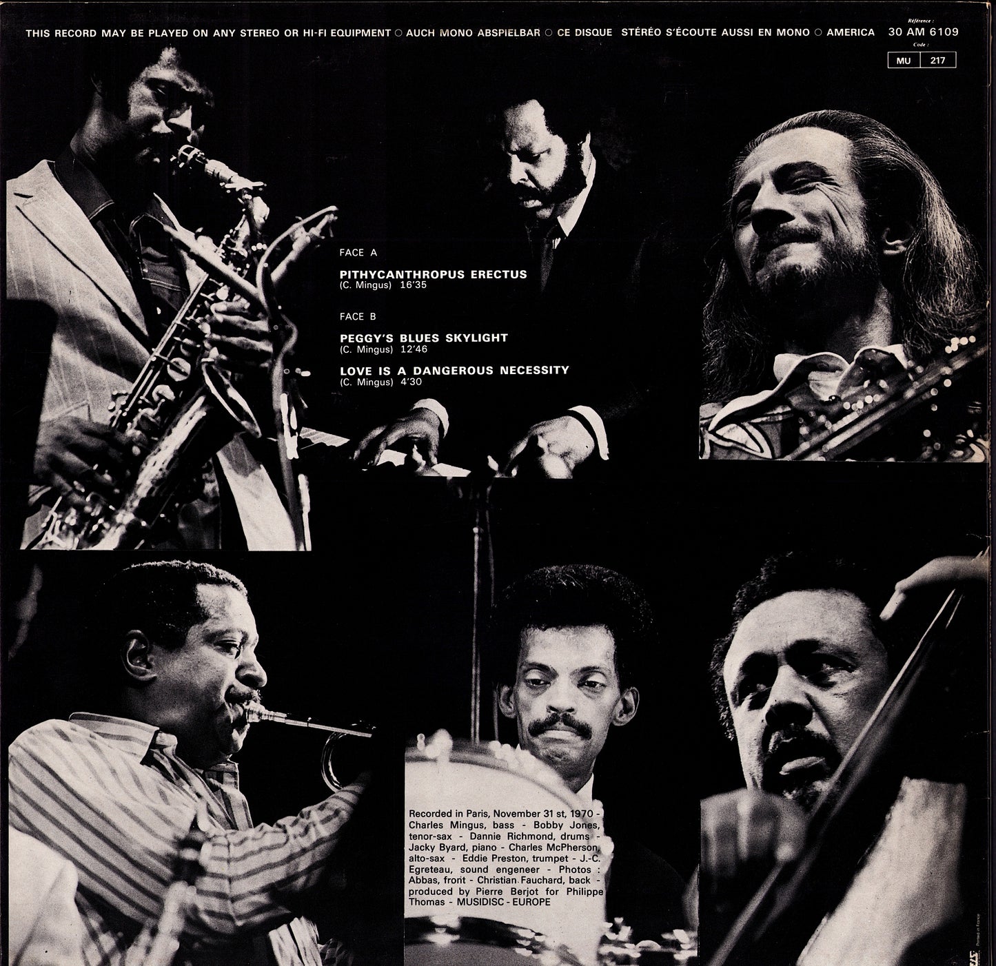 Charles Mingus – Pithecanthropus Erectus (Vinyl LP | FR Reissue | America Records)