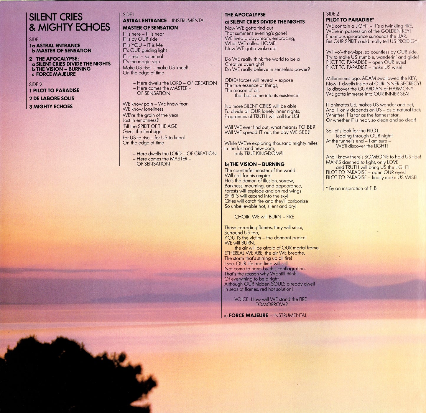 Eloy - Silent Cries And Mighty Echoes (Vinyl LP)