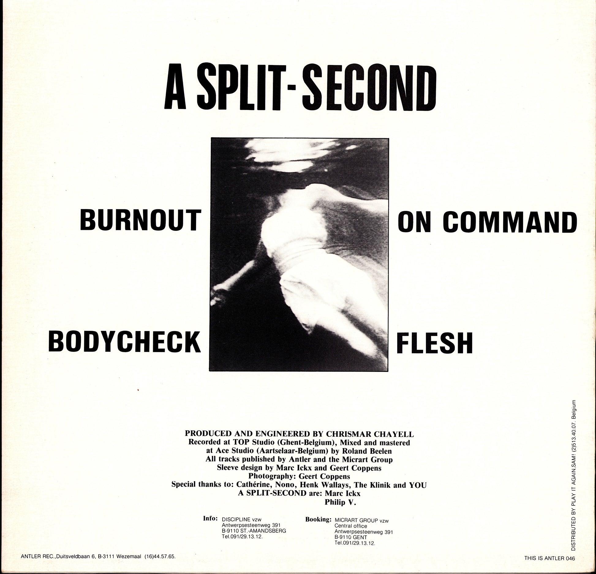 The Klinik – Fear Vinyl 12" Maxi-Single Kopie Kopie