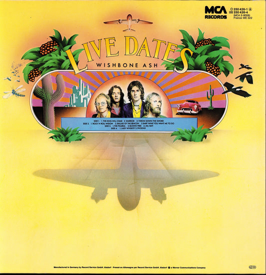 Wishbone Ash ‎- Live Dates Vinyl 2LP