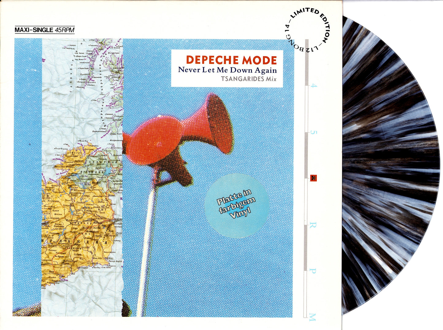 Depeche Mode – Never Let Me Down Again Vinyl 12" | Grey Marbled | DE Original | 1987
