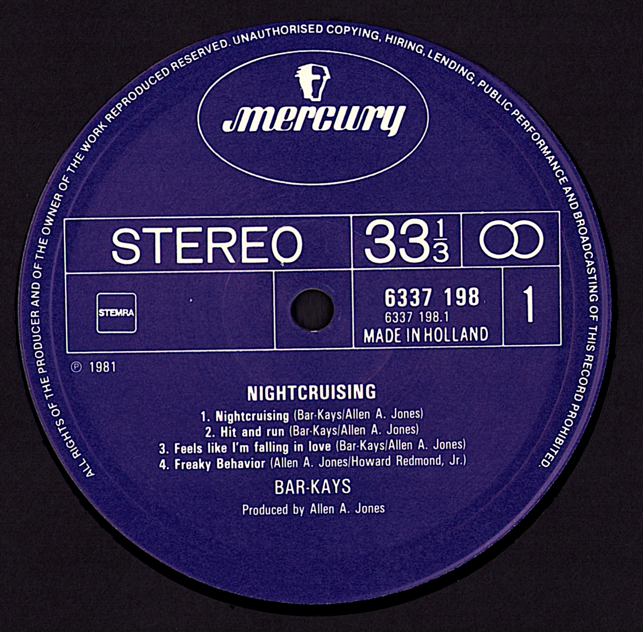 Bar-Kays – Nightcruising Vinyl LP