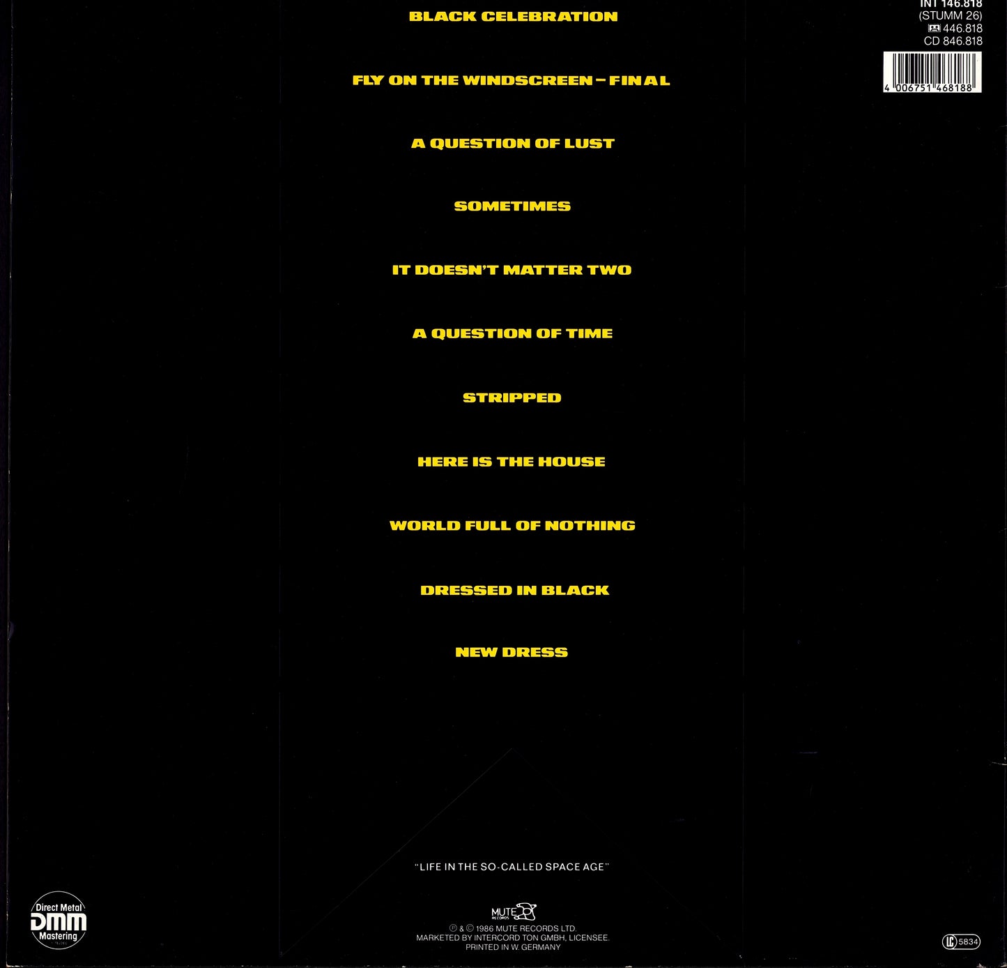 Depeche Mode - Black Celebration Grey Vinyl LP