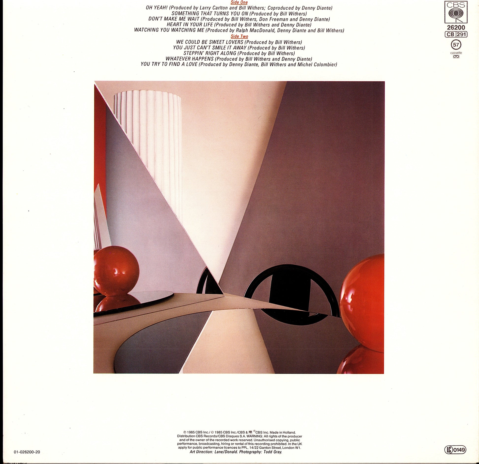 Bill Withers – Watching You Watching Me Vinyl LP