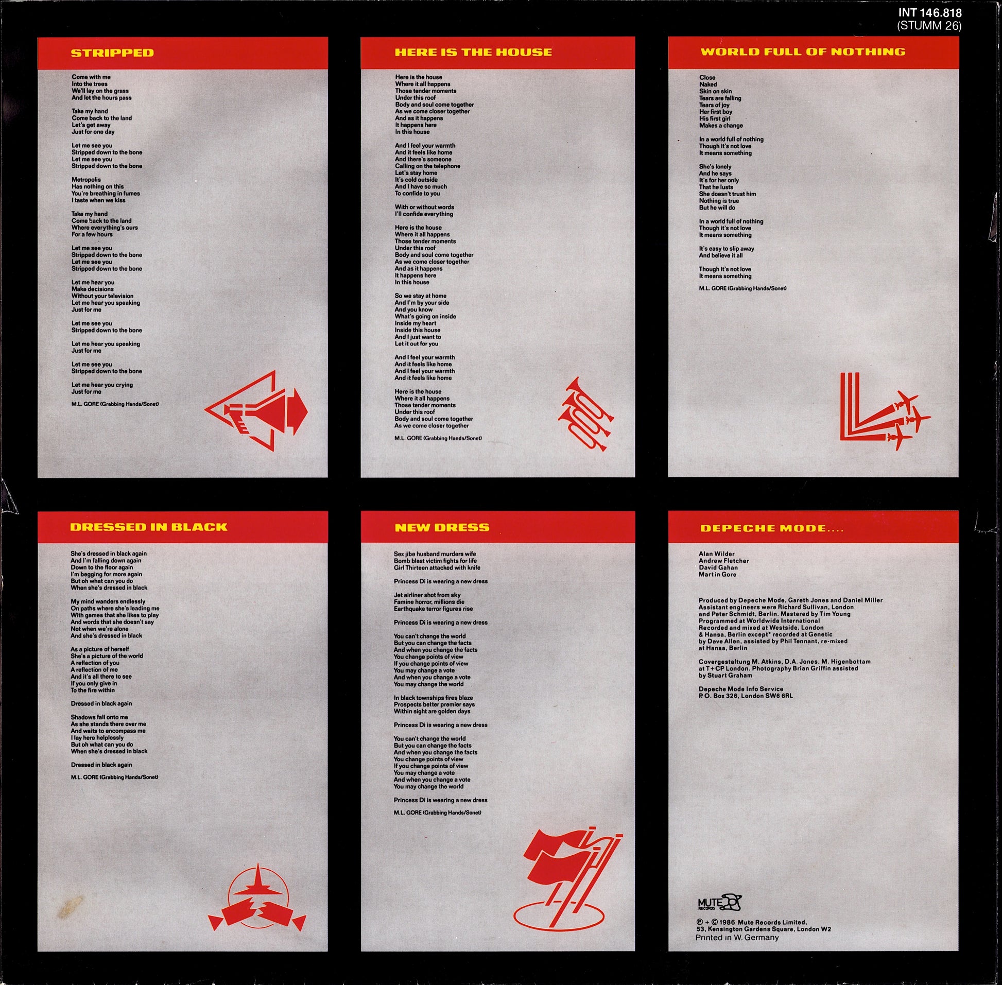 Depeche Mode - Black Celebration Grey Vinyl LP