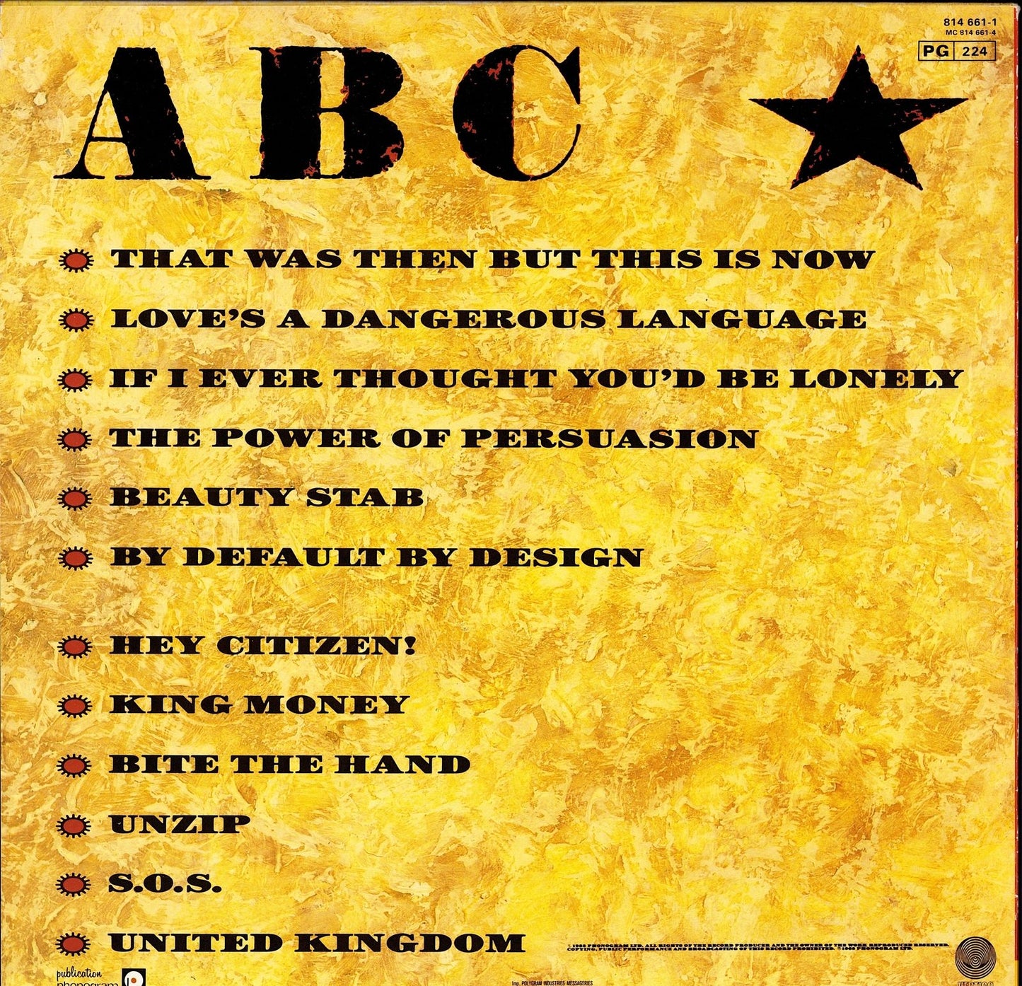ABC – Beauty Stab Vinyl LP | FR Original | 1983