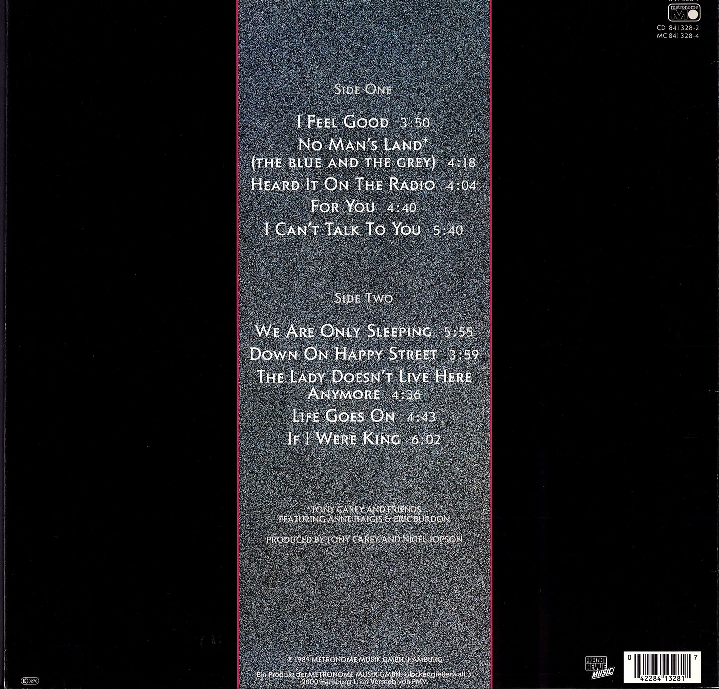 Tony Carey ‎- For You Vinyl LP Kopie