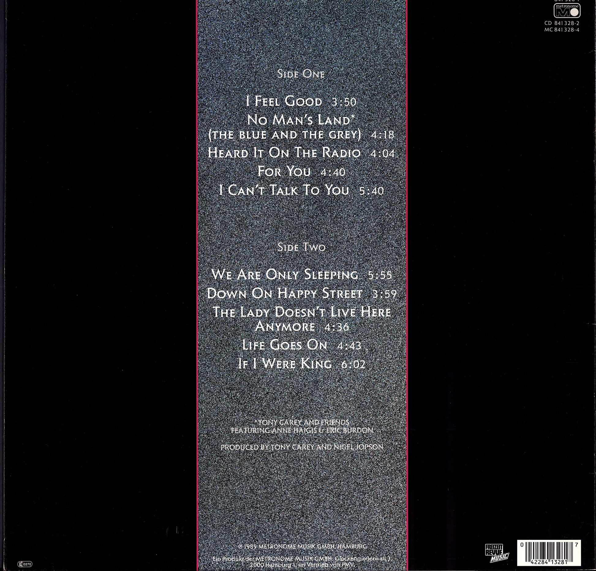 Tony Carey ‎- For You Vinyl LP Kopie
