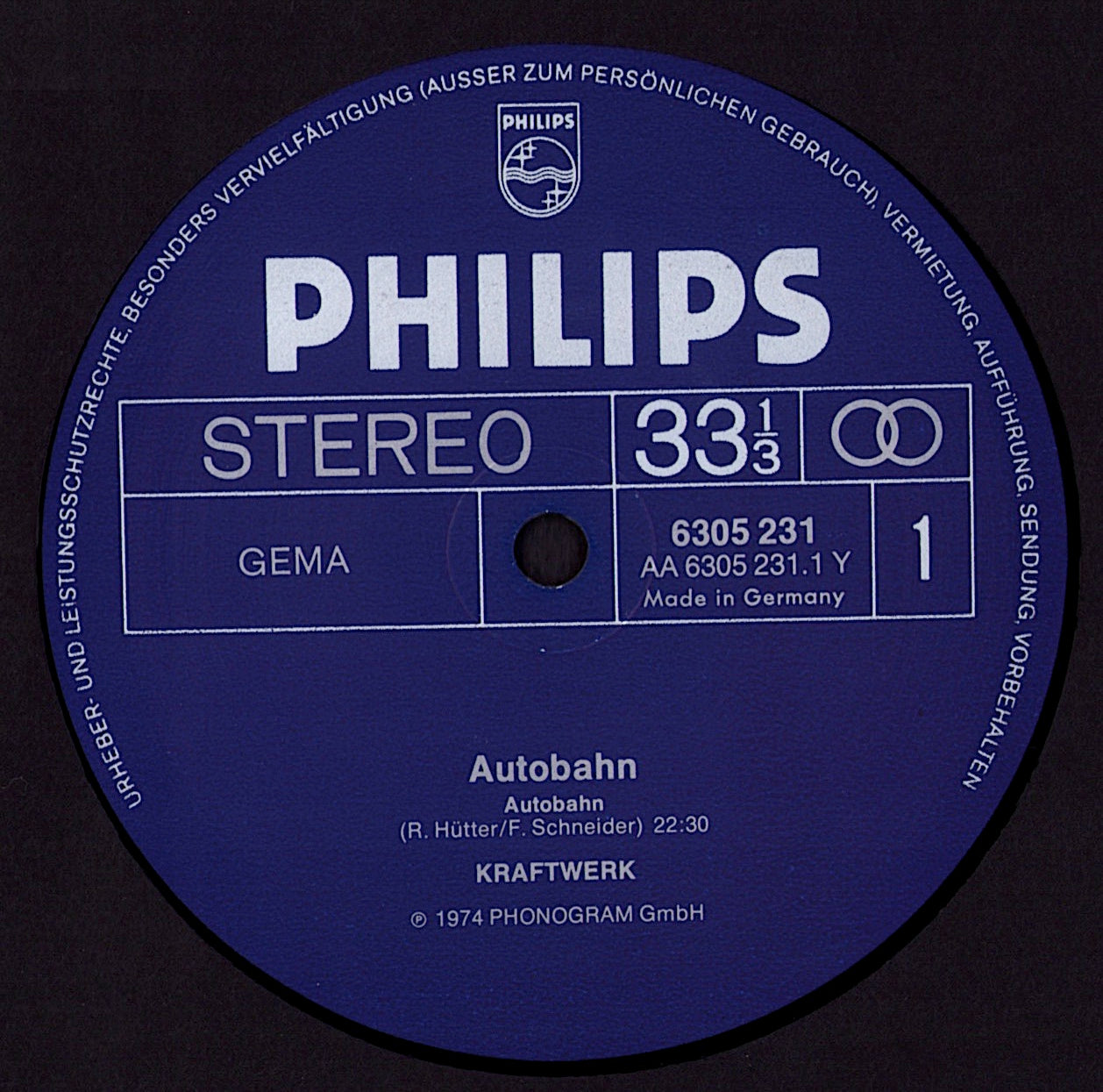 Kraftwerk – Autobahn Vinyl LP Kopie