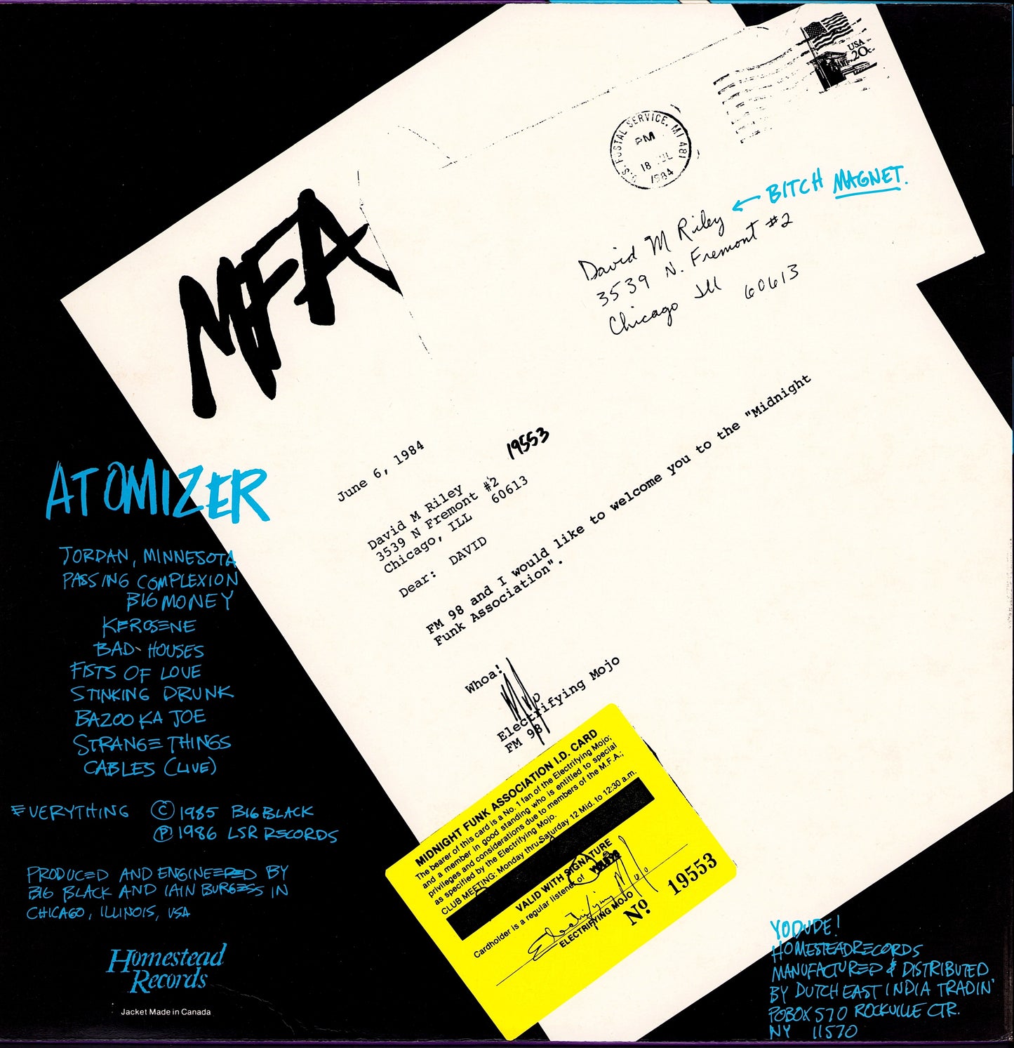 Big Black – Atomizer Vinyl LP